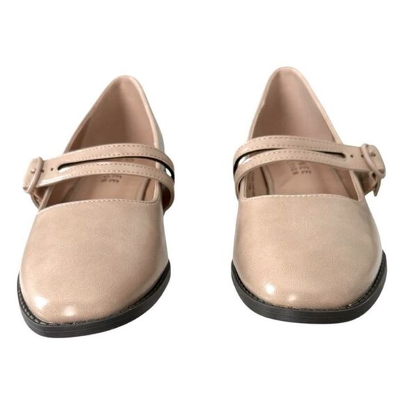 Journeee Collection Savvi Mary Jane Pump Heels Faux Leather Shoes Women’s Size 8 - Picture 4 of 15